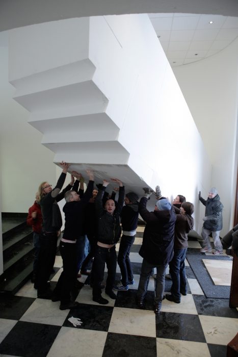 4D Construction, moving the object, Bergen Kunsthall NO5 