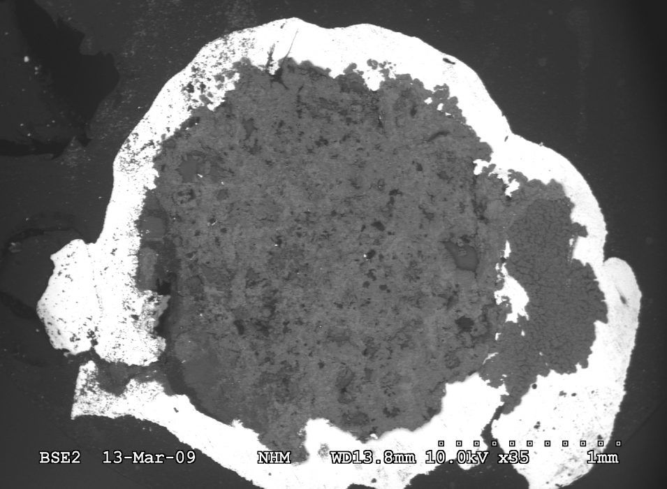 The Generic Stone, SEM image of a section of the piece.